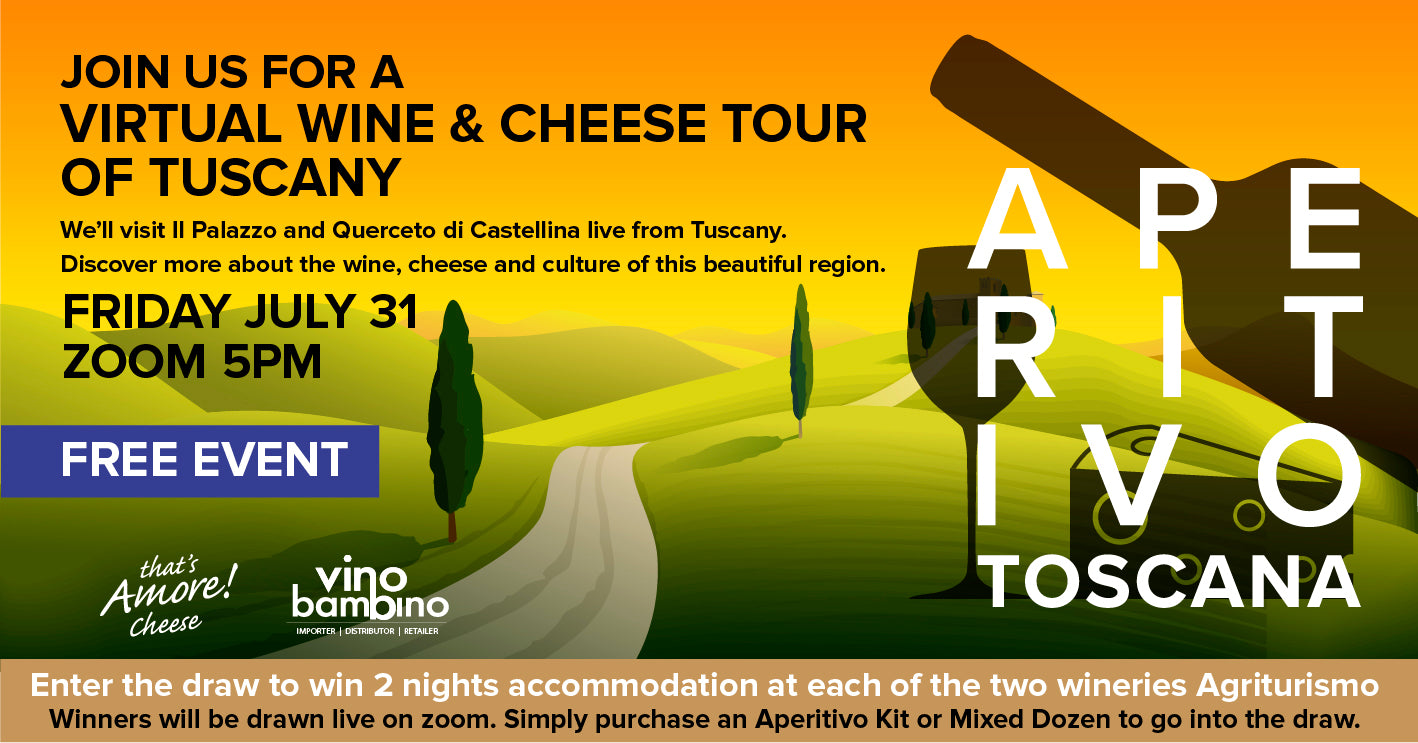 A Virtual Wine & Cheese Tour Through Tuscany + A Chance to win 2 nights accommodation in Tuscany Agriturismo