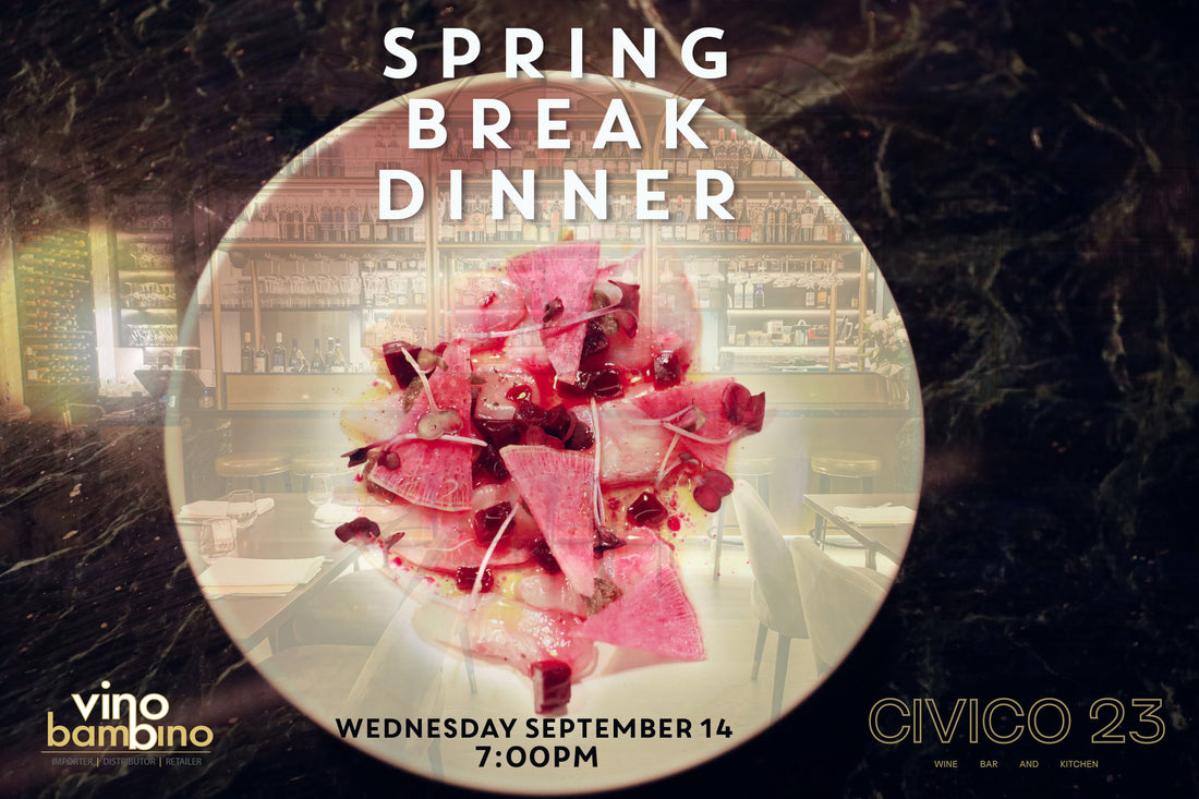 14th Sept - Spring Break Dinner @Civico23