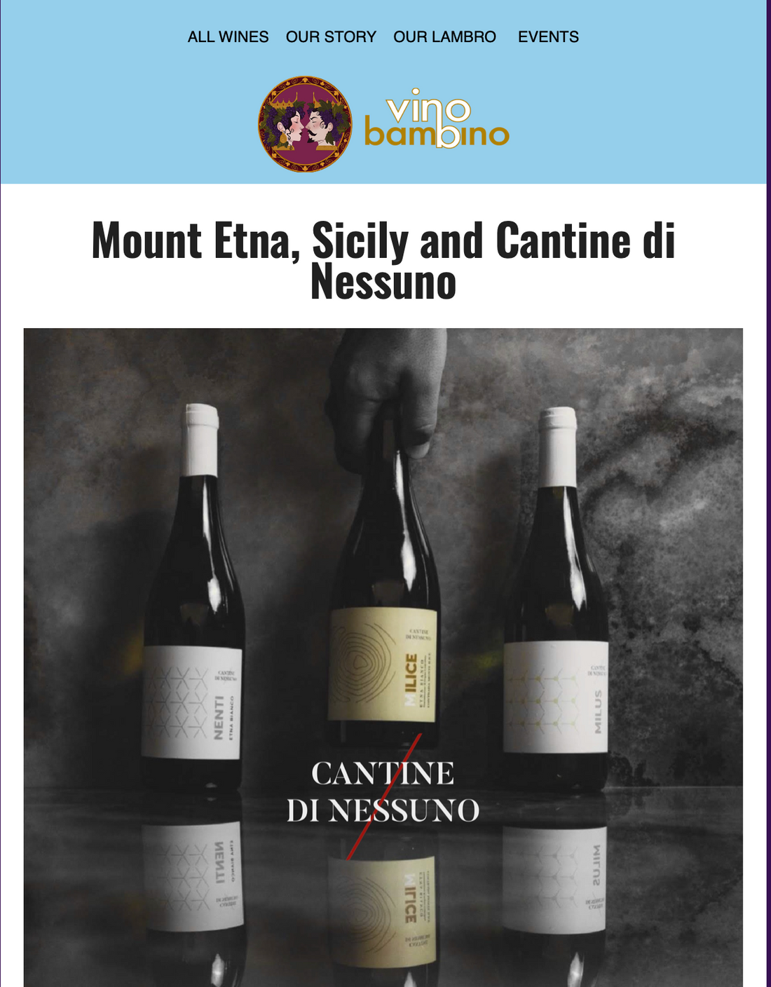 Mount Etna, Sicily, Cantine di Nessuno