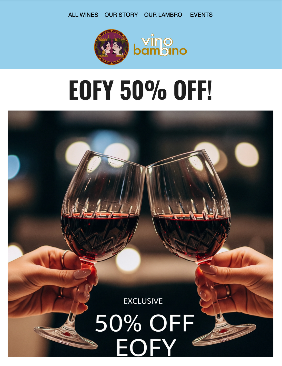 EOFY 50% OFF!