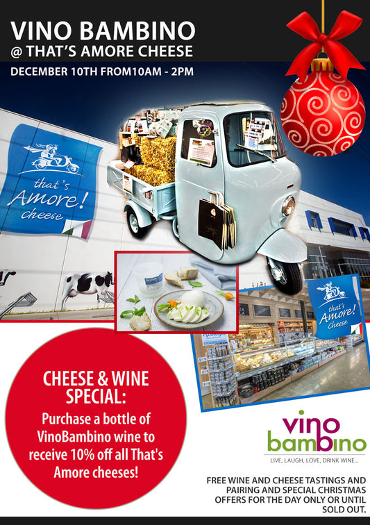 vino bambino Lambretta pop up @ That's Amore Cheese