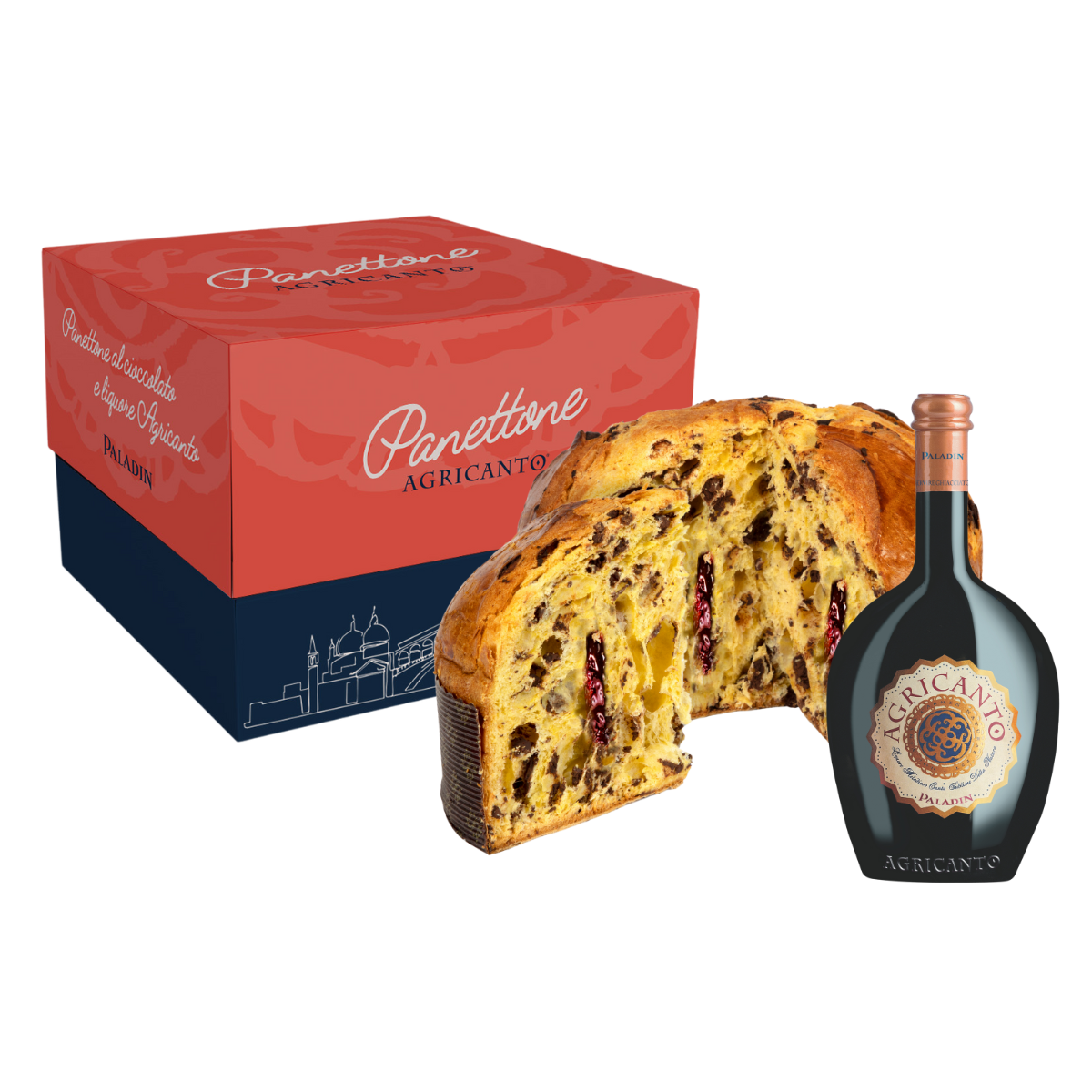 Casa paladin "Agricanto" Panettone and cherry Liqueur Pair